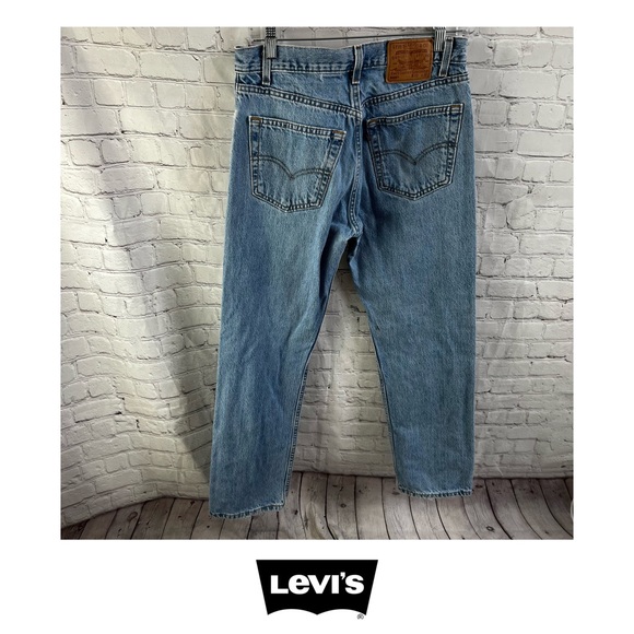 LEVIS Vintage 505 High Rise Straight Leg Dad Jeans
